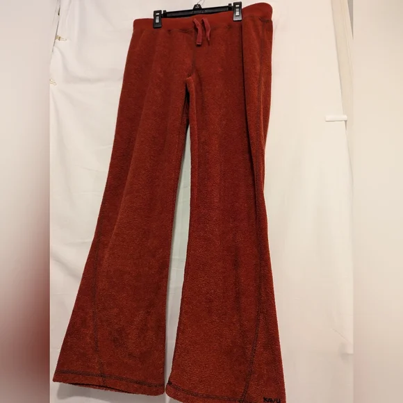 RARE KAVU Women's Sweatpants/Rust/Small/Flared Pants - Picture 3 of 6